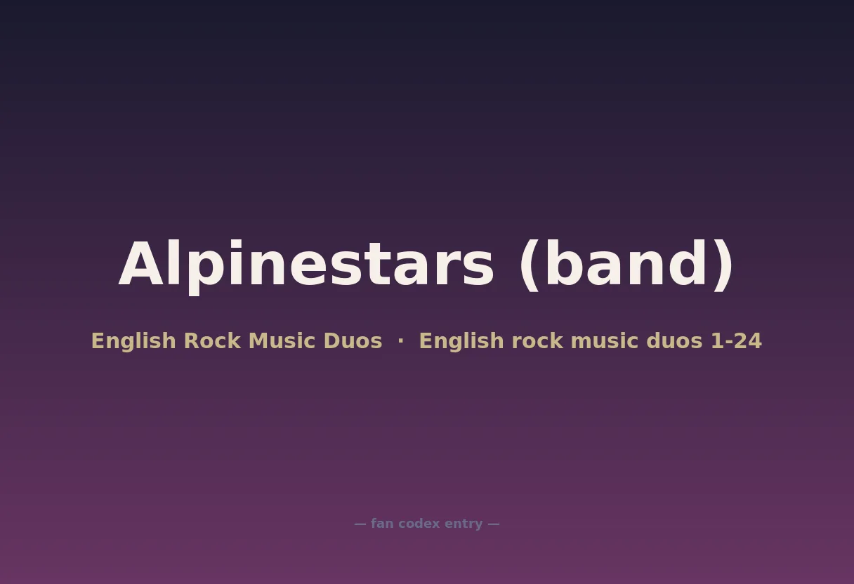Alpinestars (band)