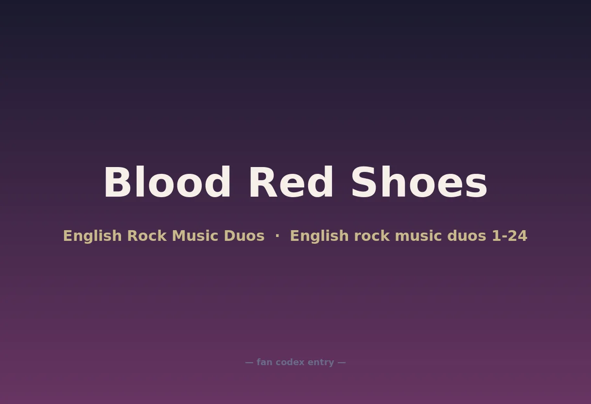 Blood Red Shoes