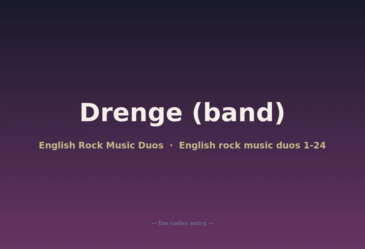 Drenge (band)